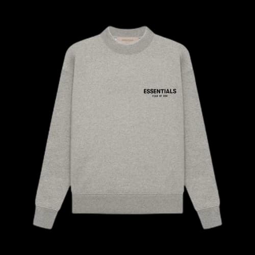 Fear of God Essentials Kids Essentials Crewneck 'Dark Oatmeal'