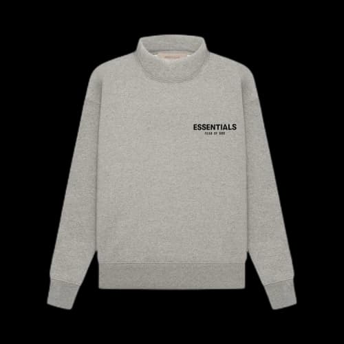 Fear of God Essentials Kids Essentials Mockneck 'Dark Oatmeal'