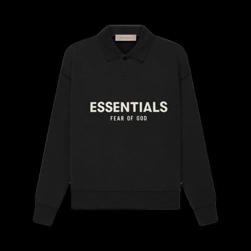 Fear of God Essentials Kids Essentials Long-Sleeve Polo 'Stretch Limo'