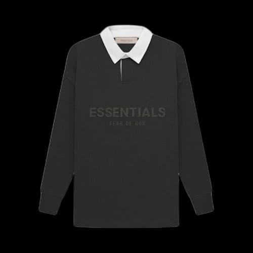 Fear of God Essentials Kids Waffle Rugby 'Off Black'