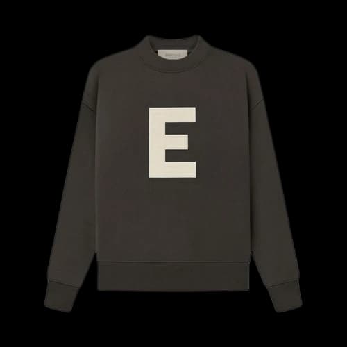 Fear of God Essentials Kids Crewneck 'Off Black'