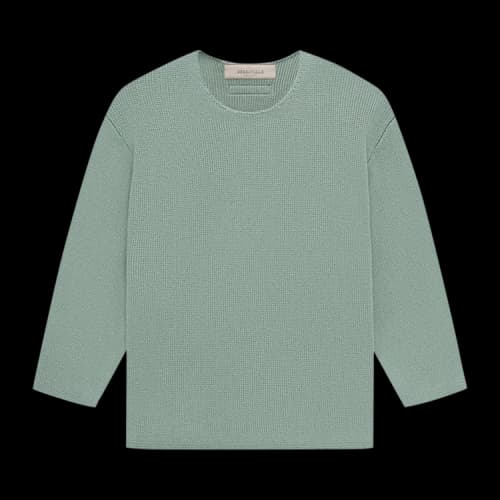 Fear of God Essentials Kids Rawneck Knit Sweater 'Sycamore'