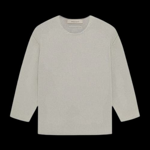 Fear of God Essentials Kids Rawneck Knit Sweater 'Seal'