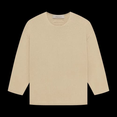 Fear of God Essentials Kids Rawneck Knit Sweater 'Sand'