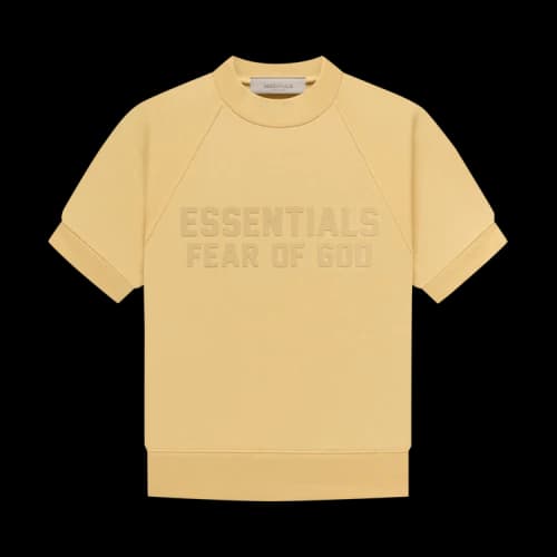 Fear of God Essentials Kids Short-Sleeve Terry Sweatshirt 'Light Tuscan'