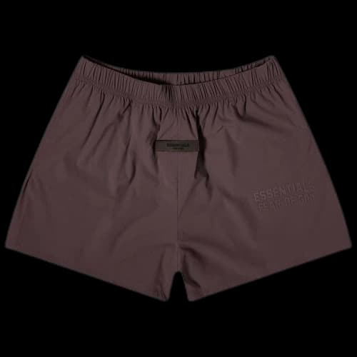 Fear of God Essentials Running Short 'Plum'