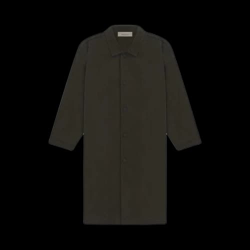 Fear of God Essentials Kids Long Coat 'Off Black'