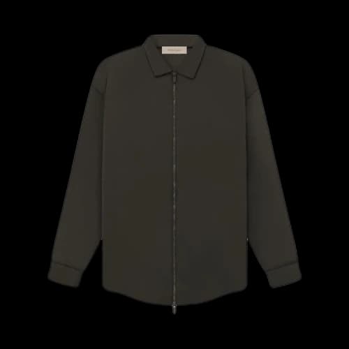 Fear of God Essentials Kids Filled Corduroy Shirt Jacket 'Off Black'