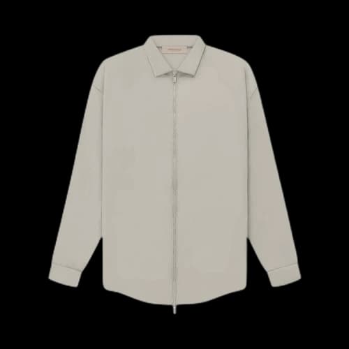 Fear of God Essentials Kids Filled Nylon Shirt Jacket 'Seal'