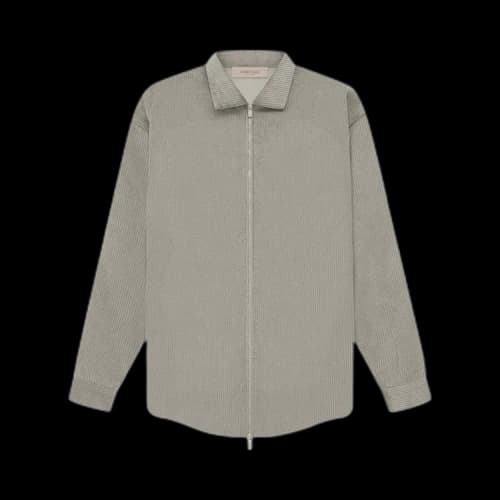 Fear of God Essentials Kids Filled Corduroy Shirt Jacket 'Seal'