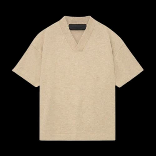 Fear of God Essentials Kids V-Neck 'Gold Heather'