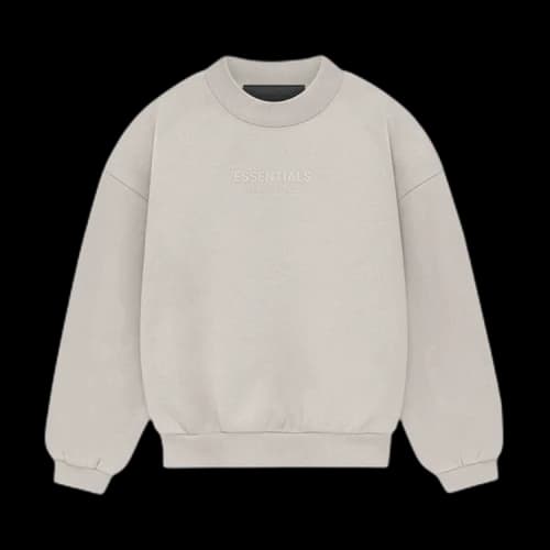 Fear of God Essentials Kids Crewneck 'Silver Cloud'