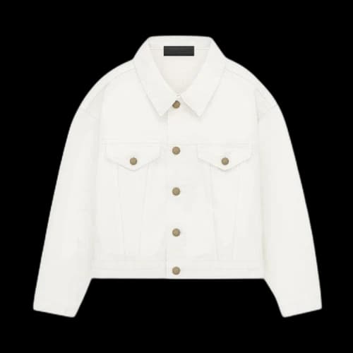 Fear of God Essentials Kids Denim Jacket 'Cloud Dancer'