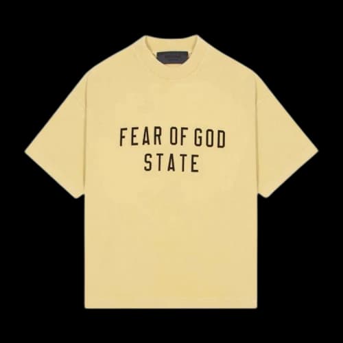 Fear of God Essentials Kids Heavy Crewneck Tee Amber