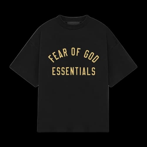 Fear of God Essentials Kids Jersey Crewneck Tee Black