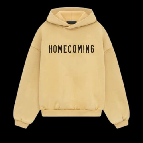 Fear of God Essentials Kids Heavy Fleece Hoodie Amber