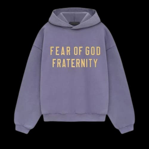 Fear of God Essentials Kids Heavy Fleece Hoodie Lavender