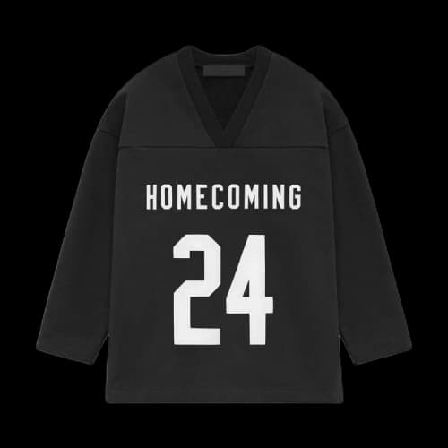 Fear of God Essentials Kids Heavy Fleece Hockey Jersey Black