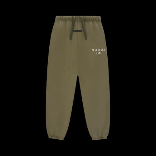 Fear of God Essentials Kids Heavy Fleece Sweatpant Military