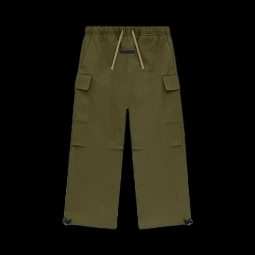 Fear of God Essentials Kids Textured Nylon Field Pant Military