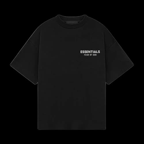 Fear of God Essentials Kids Jersey Crewneck Tee 'Black'