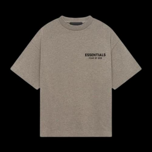 Fear of God Essentials Kids Jersey Crewneck Tee 'Heather Grey'
