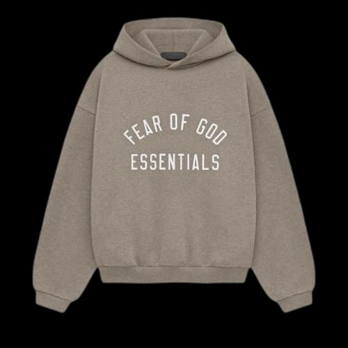 Fear of God Essentials Kids Fleece Hoodie 'Heather Grey'