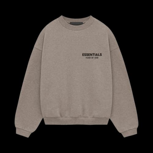 Fear of God Essentials Kids Fleece Crewneck 'Heather Grey'