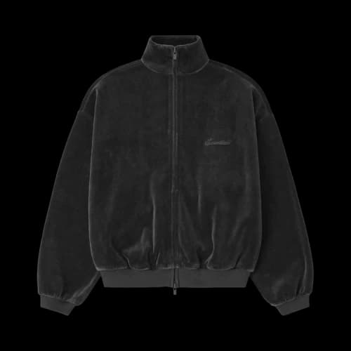 Fear of God Essentials Classic Fit Track Jacket 'Vintage Black'