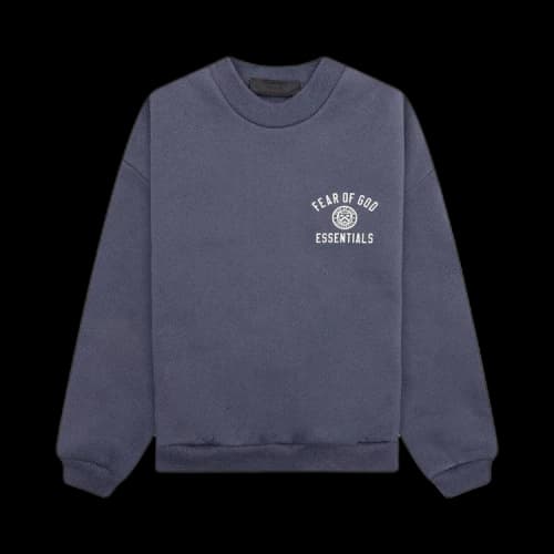 Fear of God Essentials Kids Fleece Crewneck Marine