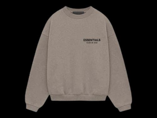 Fear of God Essentials Kids Fleece Crewneck Heather Gray
