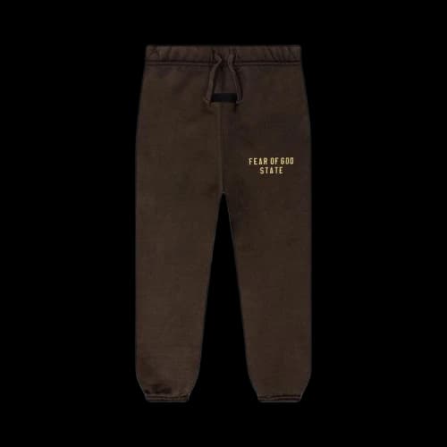 Fear of God Essentials Kids Heavy Fleece Essential Sweatpant Brown