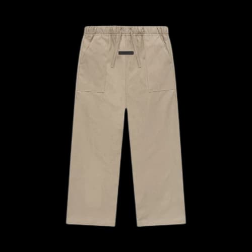 Fear of God Essentials Kids Textured Nylon Tech Pants Desert Sand