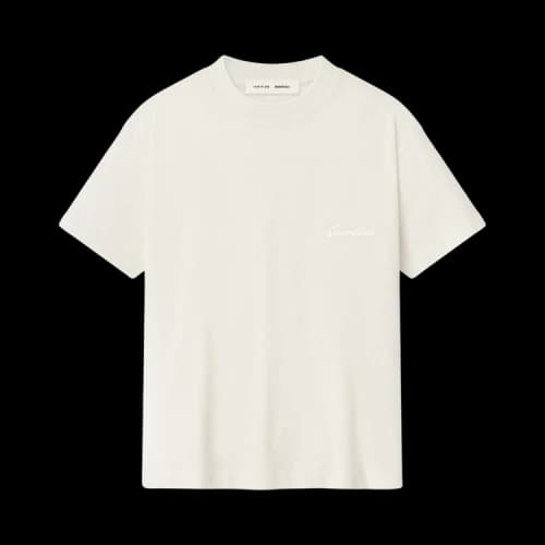 Fear of God Essentials Kids Embroidered Essential Tee Ivory