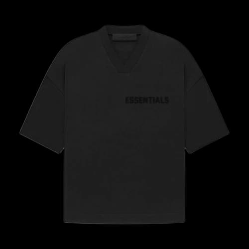 Fear of God Essentials Kids V Neck 'Black'