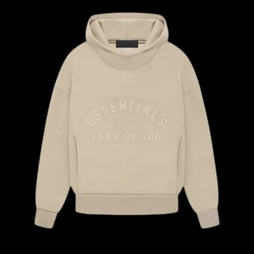 Fear of God Essentials Kids Hoodie 'Dusty Beige'