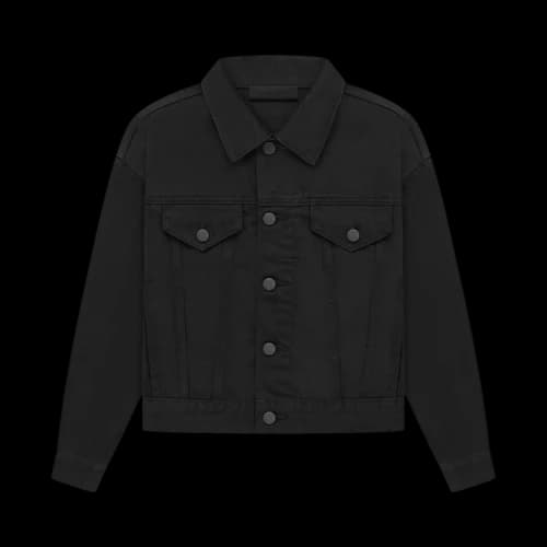 Fear of God Essentials Kids Denim Jacket 'Black'