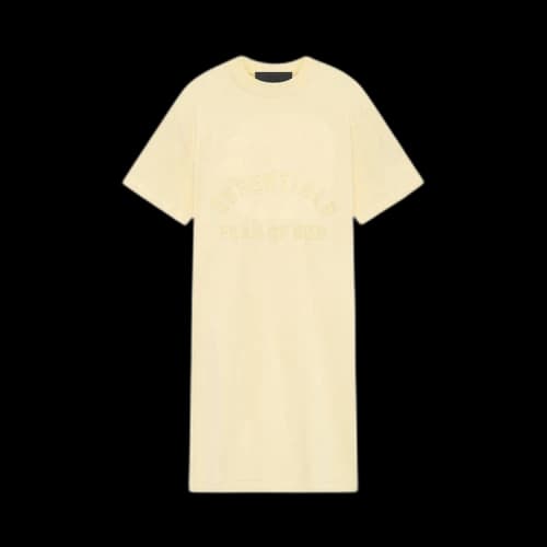 Fear of God Essentials 3/4 Sleeve Dress 'Garden Yellow'