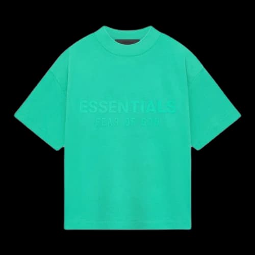 Fear of God Essentials Kids Short-Sleeve Tee 'Mint Leaf'