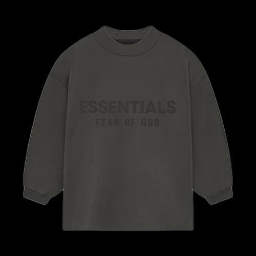 Fear of God Essentials Kids Long-Sleeve Tee 'Ink'
