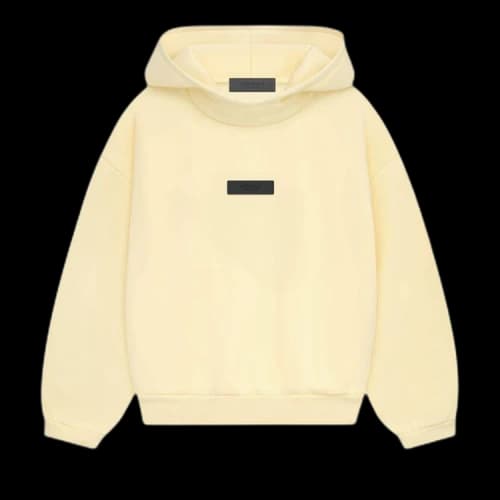 Fear of God Essentials Kids Hoodie 'Garden Yellow'