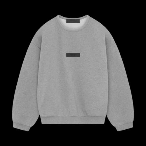Fear of God Essentials Kids Crewneck 'Dark Heather Oatmeal'