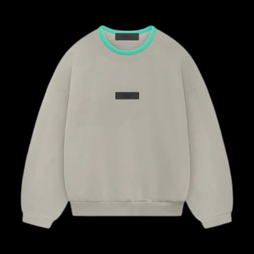 Fear of God Essentials Kids Crewneck Sweater 'Seal'