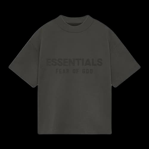 Fear of God Essentials Kids Heavy Jersey Short-Sleeve Tee 'Ink'