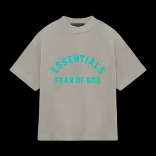 Fear of God Essentials Kids Heavy Jersey Crewneck T-Shirt 'Seal'