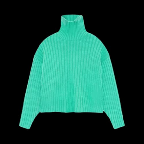 Fear of God Essentials Kids Turtleneck Sweater 'Mint Leaf'