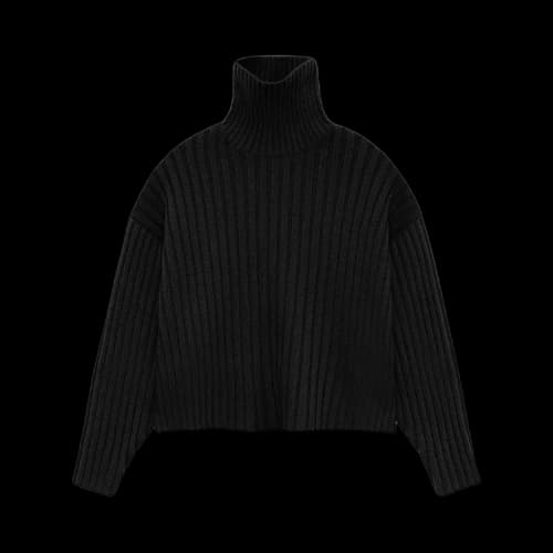 Fear of God Essentials Kids Turtleneck Sweater 'Jet Black'