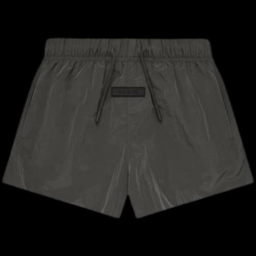 Fear of God Essentials Kids Crinkle Nylon Running Short 'Ink'