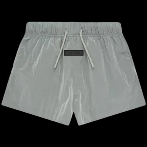 Fear of God Essentials Kids Crinkle Nylon Running Short 'Seal'