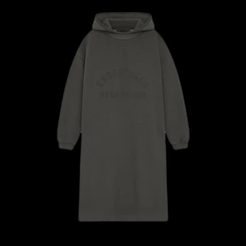 Fear of God Essentials Kids Nylon Fleece Hooded Dress 'Ink'